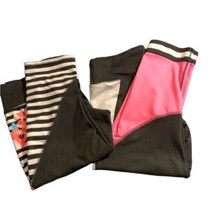 A lot of two Zelos athletic pants, size medium